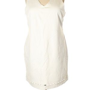 BNWT Limited White Plus Size Sheath Dress w/Pearls